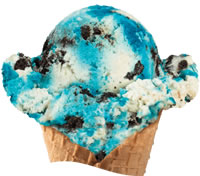 hershey's lil blue panda ice cream
