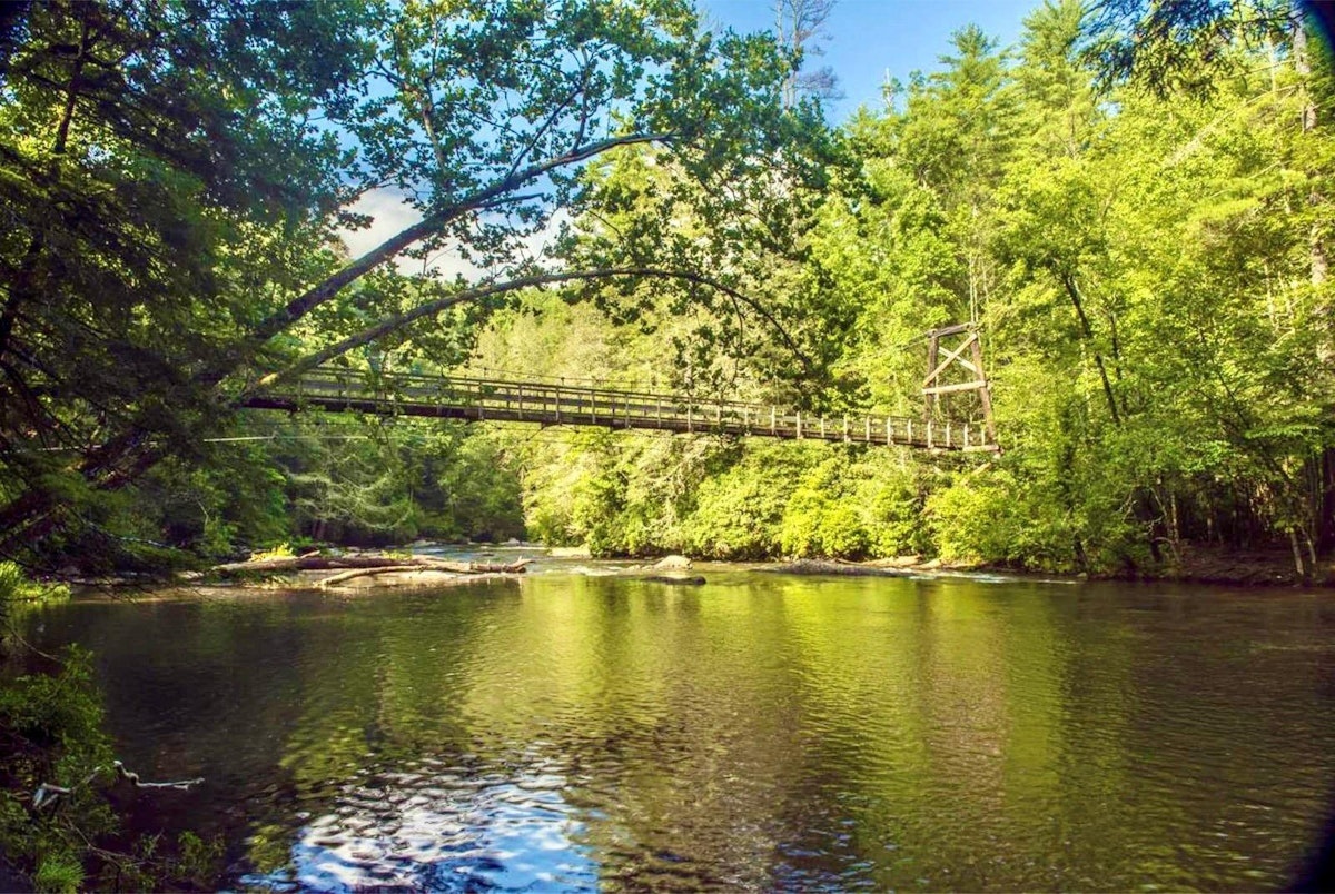 toccoa river swinging bridge